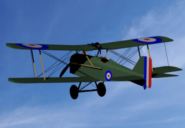 Basic full colour render of 3D model 