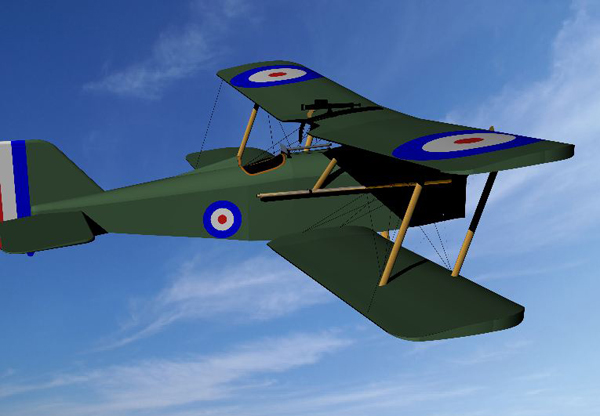 Basic full colour render of 3D model 