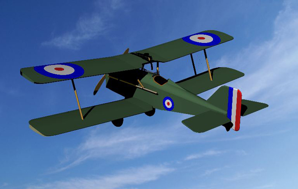 Basic full colour render of 3D model 