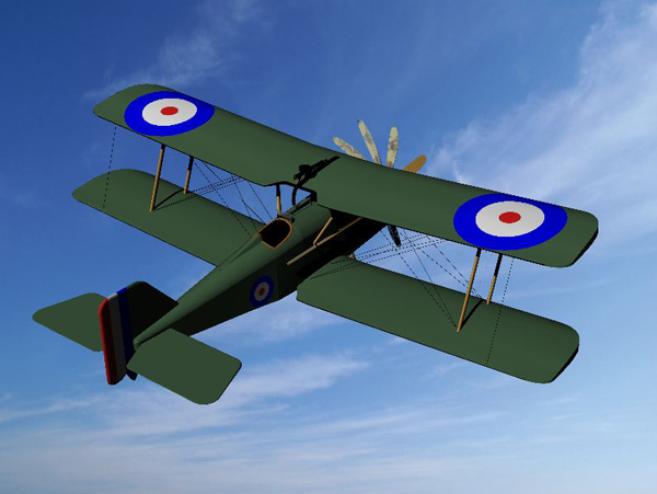 Basic full colour render of 3D model 