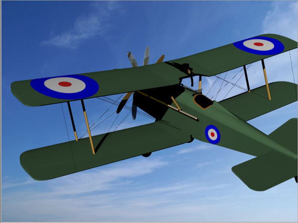 Basic full colour render of 3D model 