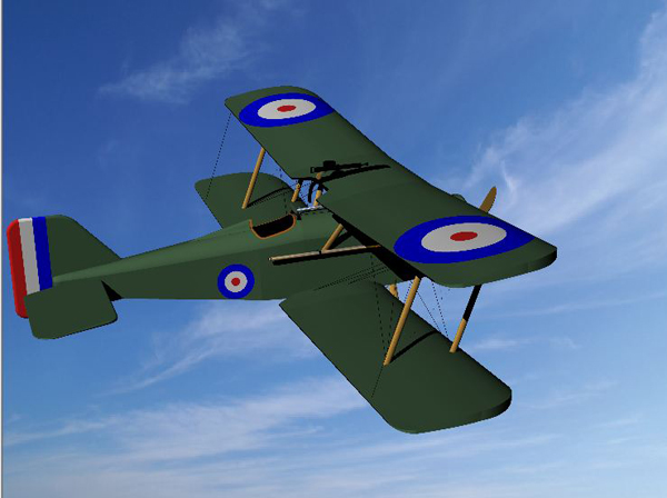 Basic full colour render of 3D model 