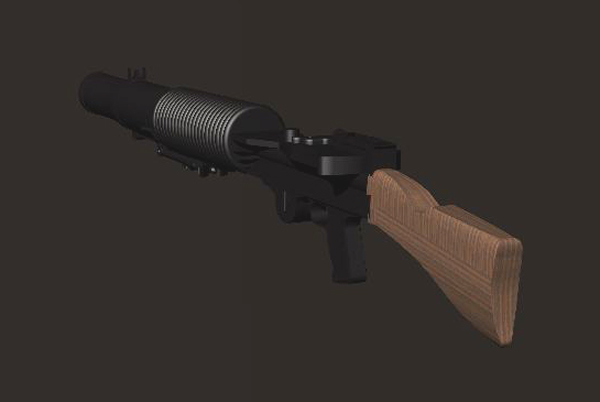 Full colour render of 3D model 