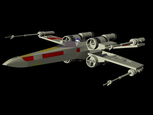 Full colour render of 3D model 