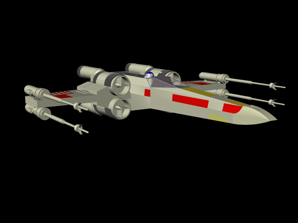 Full colour render of 3D model 