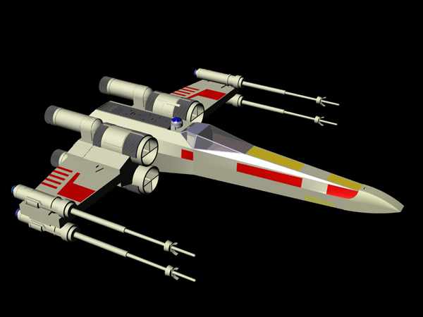 Full colour render of 3D model 