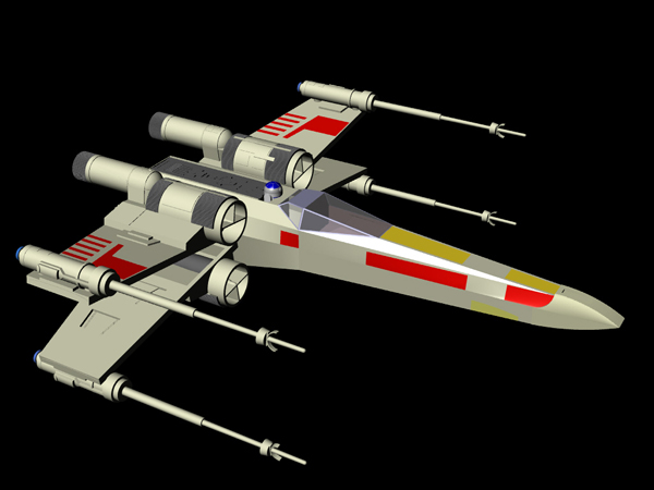 Full colour render of 3D model 