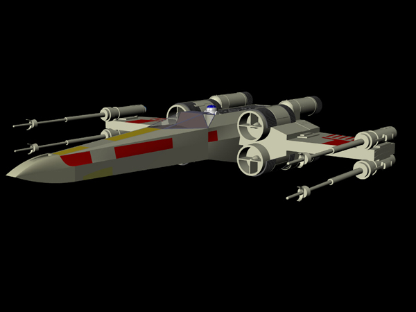 Full colour render of 3D model 